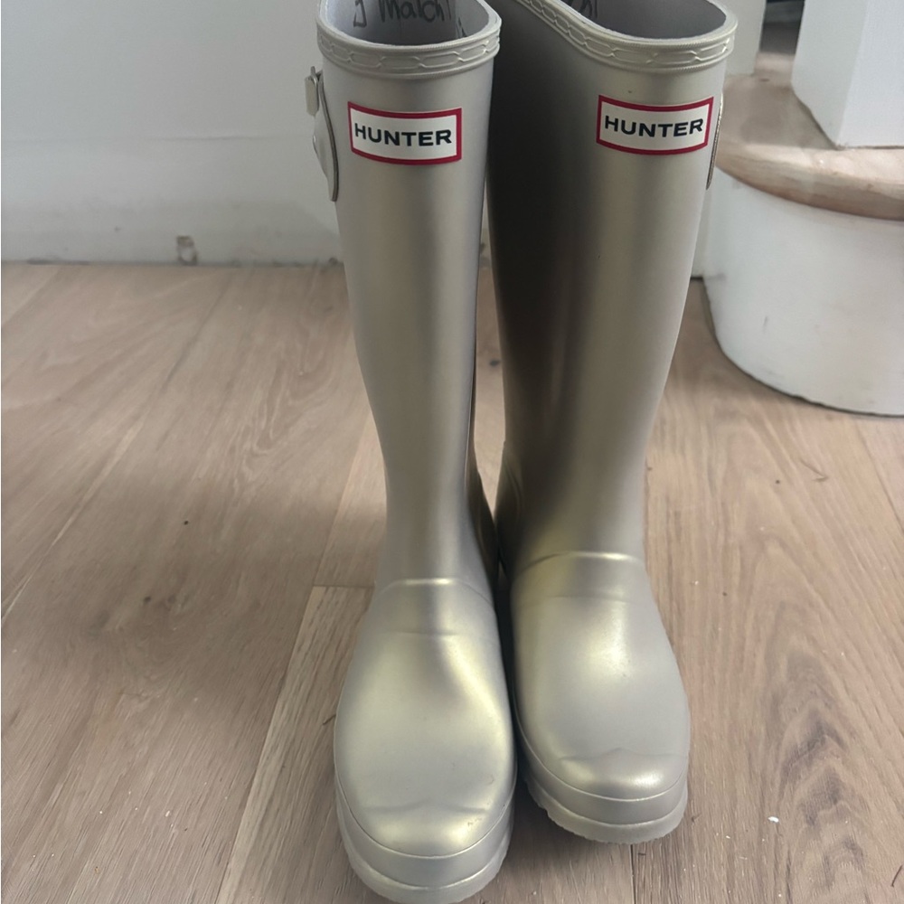 Hunter Silver Women's Winter & Rain Boots